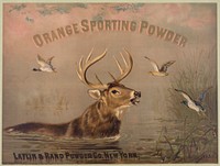 Orange sporting powder. Laflin & Rand Powder Co., New York. c1873