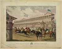 The false start, Jerome Park, N.Y. / printed by Wm. C. Robertson, 59 Cedar St., N.Y.