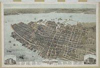 Bird's eye view of the city of Charleston South Carolina 1872 / C. Drie, lithographer.