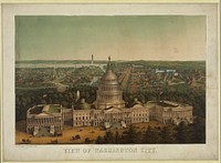 View of Washington City by E. Sachse & Co. (lithographer)