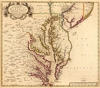 A new map of Virginia, Mary-Land, and the improved parts of Pennsylvania & New Jersey.