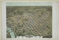 Bird's eye view of the city of Columbia, South Carolina, 1872 / C. Drie.