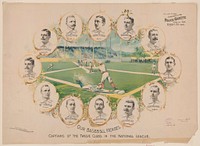 Our baseball heroes - captains of the twelve clubs in the National League