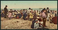 On the beach at Coney Island