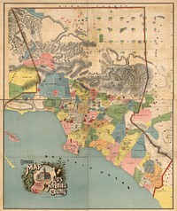 Official map of Los Angeles County, California : compiled under instructions and by the order of the Board of Supervisors of Los Angeles County, San Francisco, Cal. : Schmidt Label & Litho. Co., 1888.