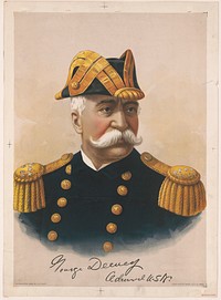 George Dewey Admiral U. SN! / from a photo taken July 21 1899.