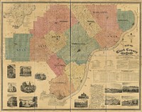 Map of Clark County, Indiana