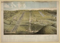 View of Camp Dennison: 16 miles northeast of Cincinnati, Ohio / lithographed by Middleton, Strobridge & Co., Cincinnati, Ohio.