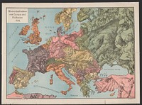 Momentaufnahme von Europa und Halbasien 1914 / W. Kaspar fec.