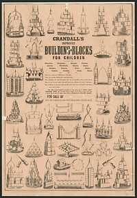 Crandall's improved building-blocks for children can be made into churches, ... / John A. Gray & Green, Printers, 16 & 18 Jacob Street.