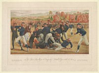 The first intercollegiate championship football game held in America