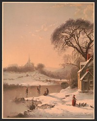 Winter / J. Morviller ; after J. Morviller, original in posssession of the Publishers., L. Prang & Co., publisher