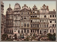 Bruxelles. Les maisons de la Grande Place