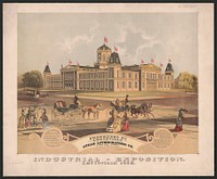 Industrial - exposition. Louisville 1872 / J. Heger del.