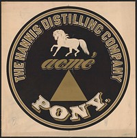 The Hannis Distilling Company, acme, pony