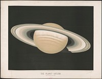 The planet Saturn