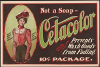 Not a soap-Cetacolor prevents wash goods from fading