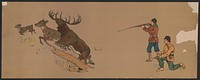 Deer hunt, New York : [publisher not transcribed], [about 1900]