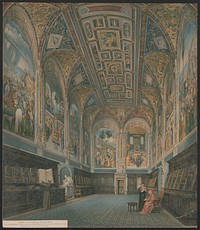Interior of the Piccolomini Library at Siena