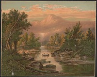 "Evening in the Adirondacks"