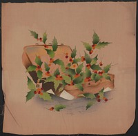 [Holly berries in a suitcase]