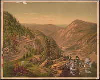 Cheat River and Buckhorn Wall (Baltimore and Ohio Railroad)