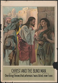 Christ and the blind man