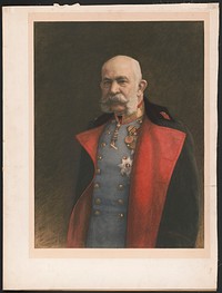 [Emperor Franz-Joseph of Austria-Hungary, half-length portrait, standing facing slightly left]