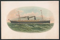 ["St Louis" mail ship at sea]