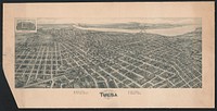 Aero view of Tulsa, Oklahoma, 1918