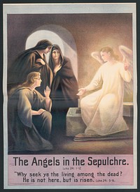 The angels in the sepulchre