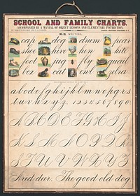 School and family charts; writing; drawing; elementary, geometrical and perspective, New York : Harper & Brothers, 1890.