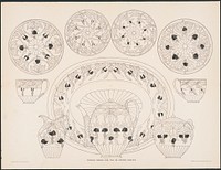 Fuschia design for tea or coffee service