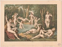 Female bathers, no. 4, Kurz & Allison.