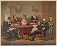 President Garfield family