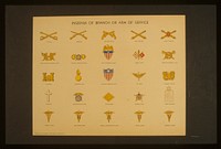 Insignia of branch or arm of service, Pennsylvania : Pennsylvania Art Program, Work Projects Administration, [between 1941 and 1943]