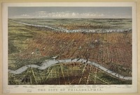 The City of Philadelphia, Currier & Ives.