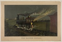 The danger signal, Currier & Ives.