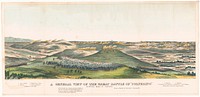 General view of the great battle of Solferino thirteen miles of fighting! / / Lang & Laing Lith ; from a sketch by Chevalier Giacomelli.