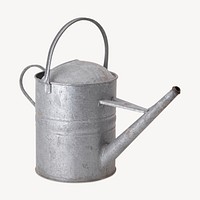 Watering can, isolated object image psd