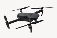 Black drone, isolated digital device image psd