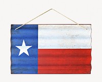 Texas State flag, isolated symbol image psd