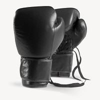 Boxing gloves, isolated object image psd