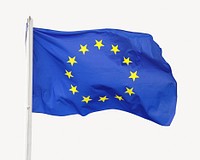 European Union flag, isolated symbol image psd