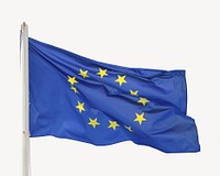 European Union flag, isolated symbol image psd