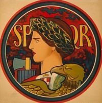 SPQR / EHB ; M. Rusling Wood, Litho., N.Y., Blashfield, Edwin Howland, 1848-1936, artist