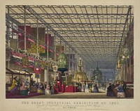 The great industrial exhibition of 1851. Plate 3. The British nave