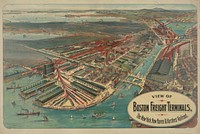 View of Boston freight terminals, The New York, New Haven & Hartford railraod, Geo. H. Walker & Co.