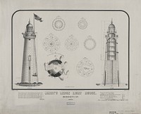 Minot's Ledge Light House. Massachusetts Bay, near Cohasset / drawn by A. Frink ; E. Burrill, lith.