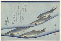 River Trout by Utagawa Hiroshige. Original public domain image from the Rijksmuseum.